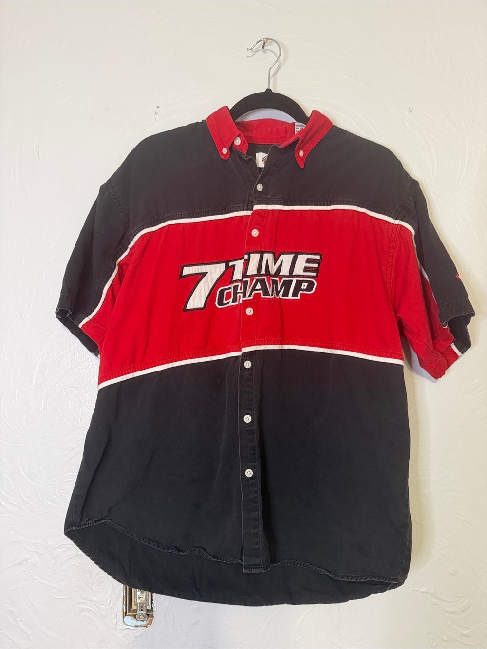 Vintage Dale 7 time Champ button up